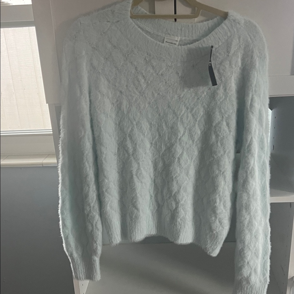 Abercrombie Kids Soft Knit Sweater - Light Blue